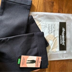 Shapermint Black High Waisted Leggings  New with Tags